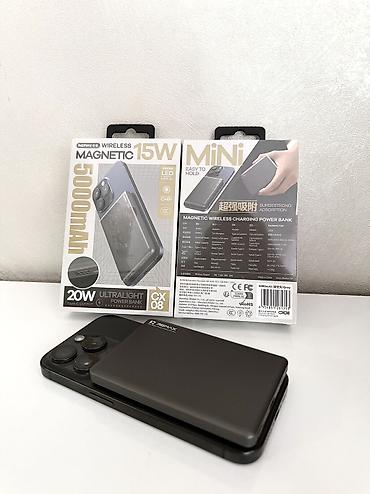 повербанк 10000 mah цена бишкек: ‼️СРОЧНО 🔢ПОСЛЕДНИЕ ШТУКИ 🔋 Оригинальный ПоверБанк REMAX MagSafe 5000 — 6