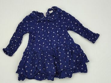 sukienka beżowa midi: Dress, H&M, 12-18 months, condition - Good