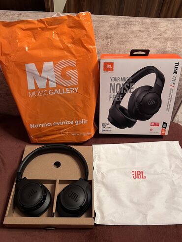 Qulaqcıqlar: İşlənmiş Simsiz (Bluetooth) Qulaqcıqlar, JBL, rəng - Qara