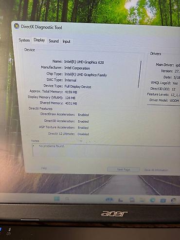 Acer: İşlənmiş Acer Extensa, 15.6 ", Intel Core i3, 256 GB, Ünvandan götürmə, Pulsuz çatdırılma, Ödənişli çatdırılma — 8