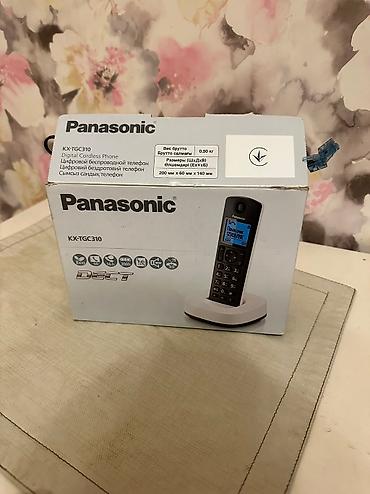 simden sime kontur göndermek: Stasionar telefon Panasonic, Simsiz, Yeni, Ödənişli çatdırılma — 3