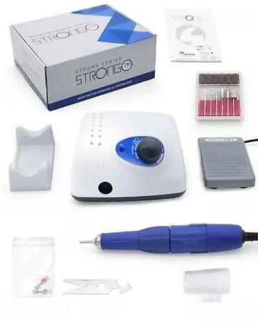 set za negu noktiju: ELEKTRIČNA TURPIJA PROFESIONALNA STRONG 210 / 65W / 35000 OB | — 1