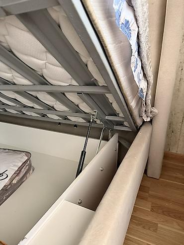matras 160x200: Новый, Двуспальная кровать, С подъемным механизмом, С матрасом, Без выдвижных ящиков — 5