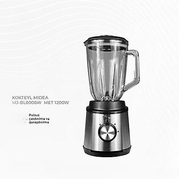 Kokteyl aparatı "MIDEA MJ-BL6006W MET 1200W" ✅ Brend: Midea ✅ Məhsul