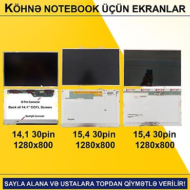 Digər ehtiyat hissələri: Köhnə Notebook Ekranları SAYLA ALANA VƏ USTALARA TOPDAN QİYMƏTLƏ — 1