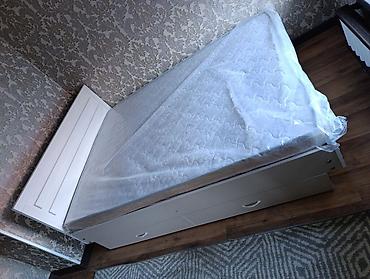 Двуспальные кровати: Двуспальная кровать, Новый, С матрасом, длина - 200 см — 14