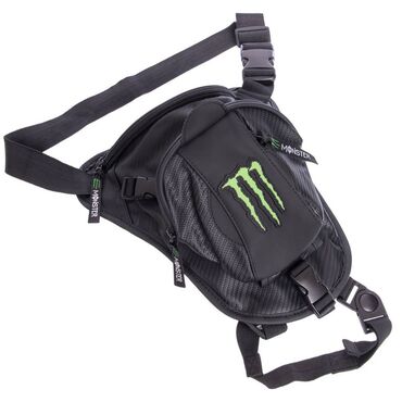 черная сумка: Мотосумка набедренная для мотоциклиста Monster 4550-M Black