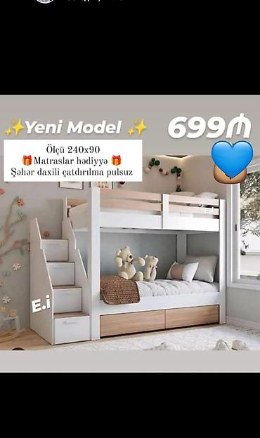 Ev üçün mebel: Yeni, İkinəfərlik çarpayı — 1