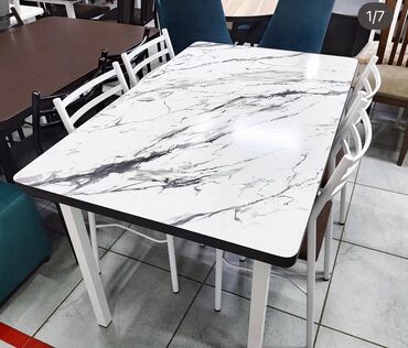 продаю столы и стулья: Кухонный Стол, цвет - Серый, Новый