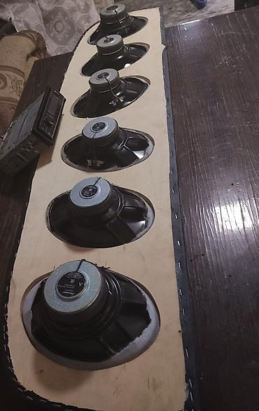 Dinamiklər və sabvuferlər: Avtomobil üçün tam audio paneli - Paneldə 6 ədəd Pioneer oval akustik — 5