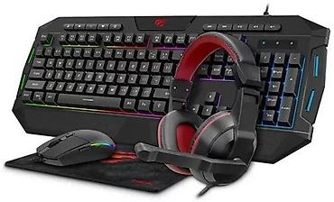 Druga oprema za računare i laptopove: Gejming set – tastatura, miš, slušalice sa mikrofonom i podloga - — 1