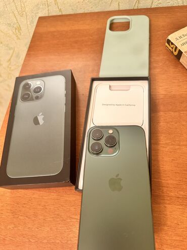 Apple iPhone: IPhone 13 Pro, 128 GB, Yaşıl, Barmaq izi, Simsiz şarj, Face ID