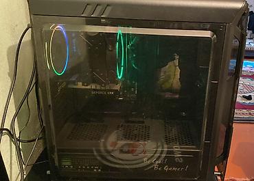 Masaüstü kompüterlər və iş stansiyaları: Gaming masaüstü kompüter – RGB işıqlı şüşə ön panel və yan panel — 3