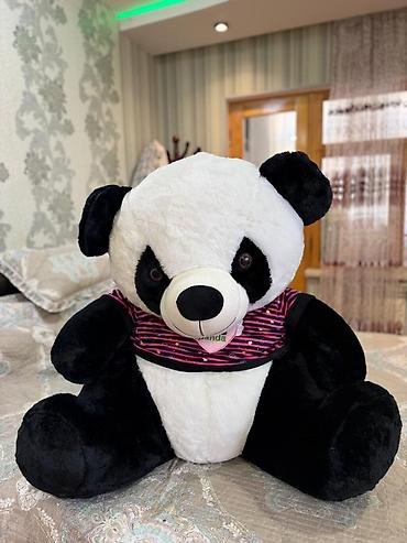 barbie oyuncaqları: Böyük ölçülü panda oyuncağı - Yumşaq plyuş materialdan hazırlanıb — 1