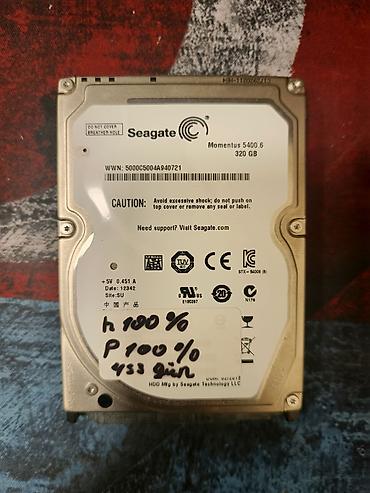 toshiba hard disk: Seagate Momentus 5400.6 320 GB noutbuk sərt diski. Endirim var Əsas — 2