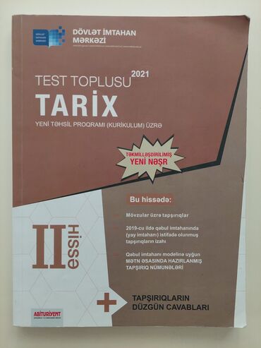 dim ədəbiyyat test toplusu: Tarix kitabı 2-ci hissə
3-AZN
metrolara çatdırılma 1 azn