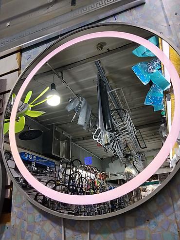 Зеркала: Круглое зеркальное полотно с LED‑подсветкой - Диаметр: ориентировочно — 1