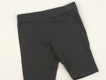 czarne śliskie legginsy: Shorts, H&M, 3-4 years, 98/104, condition - Perfect