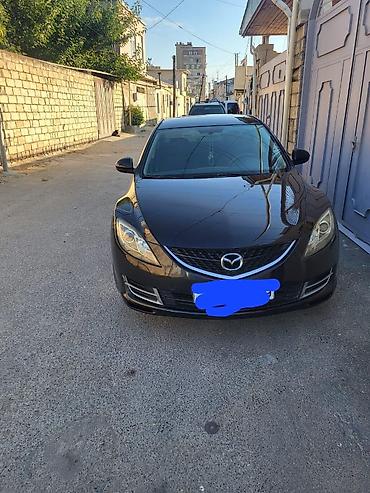 Mazda: Mazda 6 sedan - Kuzov: sedan, qara rəng - Mühərrik: benzin (markaya — 3