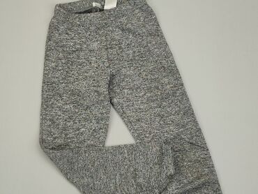 szerokie szare spodnie: Spodnie dresowe, 7 lat, 116/122, stan - Dobry