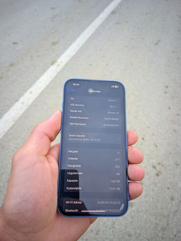 IPhone 13, 128 ГБ, Pacific Blue