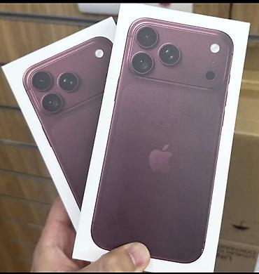 саб борды: IPhone 18 Pro Max, Жаңы, 256 ГБ, Кочкул кызыл, Кабель, 100 % — 3
