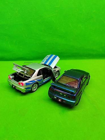 Игрушки: Моделька Нисан Скайлайн машинка игрушка в ассортименте🚘 Комплектация — 2