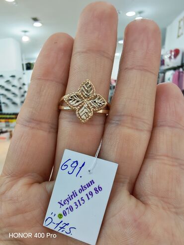 qizil halqa sirqalar: Üzük, Sarı qızıl, 585 Əyar, Qaşsız