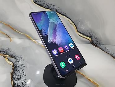 Уюлдук телефондор жана аксессуарлар: Samsung Galaxy S21 FE, Колдонулган, 128 ГБ, түсү - Кызгылт көк, 1 SIM, 2 SIM — 3