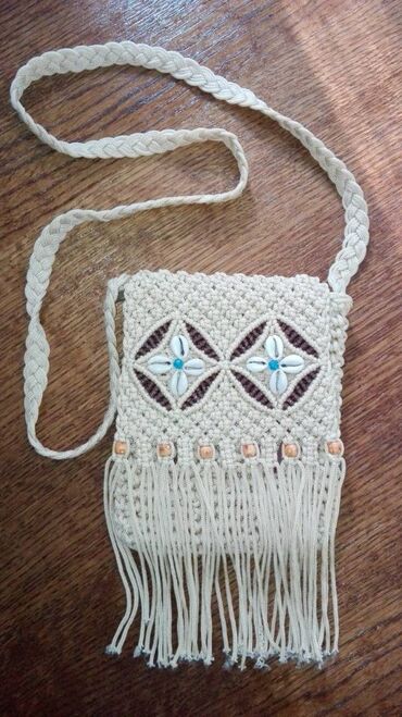 ceger torba: Prelepa pletena mala torba sa resama u retro stilu.Žudi za letom i
