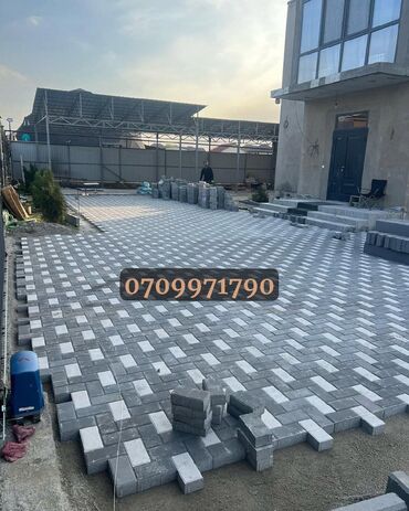 Брусчатка кирпич: Брусчатка кирпич, Для парковки, Бетонная, Литая, Новый, Гарантия, Бесплатный выезд, Укладка — 4