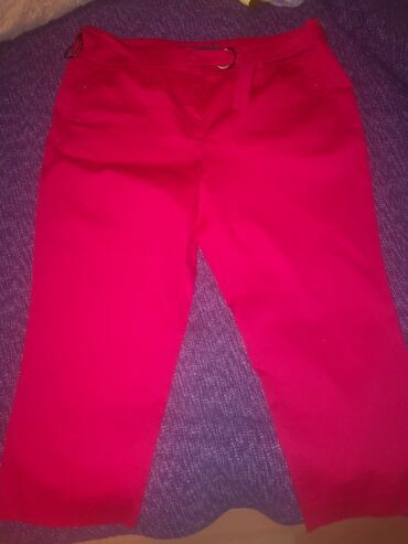 crveni sako i pantalone: 3XL (EU 46), Normalan struk, Ravne nogavice