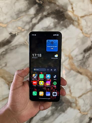 ventilator tap az: Redmi 12, 128 GB, rəng - Qara, Sensor, Face ID — 6