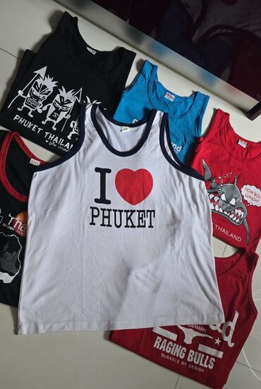 Majice: Muška majica bez rukava XXL, letnja, na bretele. Bintang Bali majica — 13