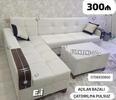 kukna mebelləri: Künc divan, Yeni, Açılan, Bazalı, Şəhərdaxili pulsuz çatdırılma