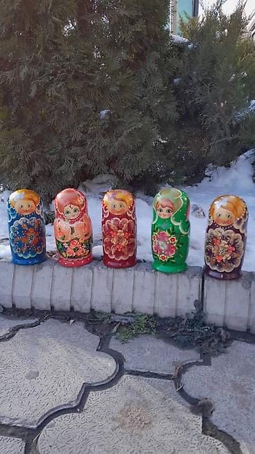 советские куклы: Матрёшки российские ( пятиместки, пять штук в одной) классические — 4