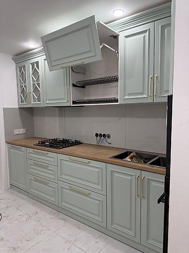 silver kitchen: Кухонный набор на заказ, МДФ, По договорённости, Бесплатная доставка, Гарантия, Дизайн, проект, Рассрочка — 2