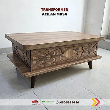 Masalar: Jurnal masası, Yeni, Transformer, Laminat, Dördbucaq masa — 2