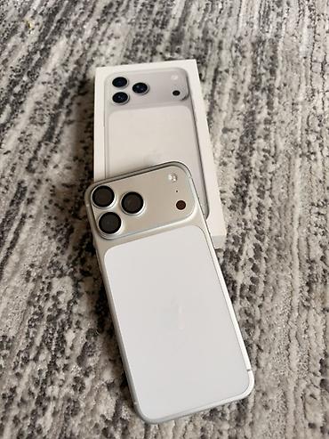 аристон бу бишкек: IPhone 17 Pro Max, Колдонулган, 256 ГБ, Ак, Куту — 1