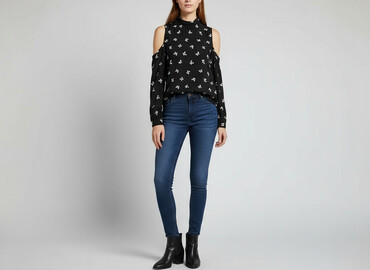 legginsy z zapiętkami reserved: F&F, Жіноча блуза, розмір L