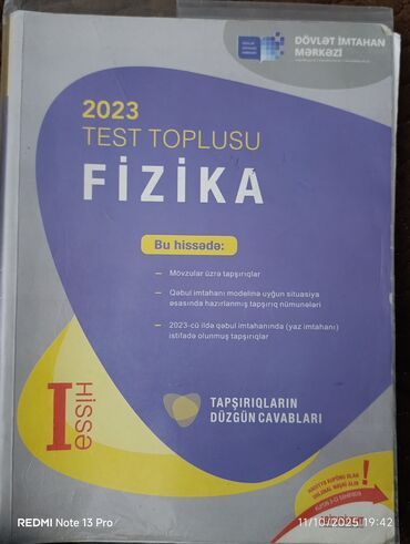 tarix test toplusu 1 ci hisse pdf yukle 2023: Məhsul: 2023 Test Toplusu – Fizika (I hissə)
ustunde cavablarida var
