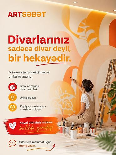 divar boyasi: Divar rəsimlərinin çəkilməsi🎨 WhatsApp aktiv yazın bizə və ya zəng — 1
