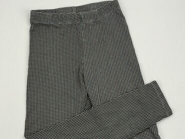 legginsy bawełniane szare: Legginsy dziecięce, H&M, 10 lat, 134/140, stan - Dobry