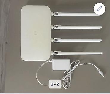eve kamera sistemi: Xiaomi Mi Wi‑Fi Router (4 antennali), adapteri ilə birlikdə — 1