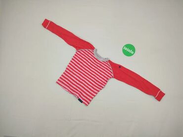 bluzka w paski czerwone: Bluza, 9-12 m, stan - Dobry