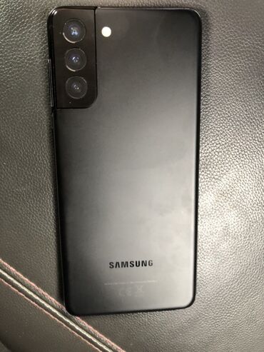 samsun a51: Samsung Galaxy S21 Plus 5G, Колдонулган, 128 ГБ, түсү - Кара, 2 SIM