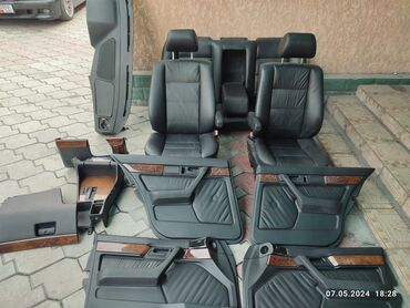 салон e34: Комплект сидений, Кожа, BMW Б/у, Оригинал, Германия