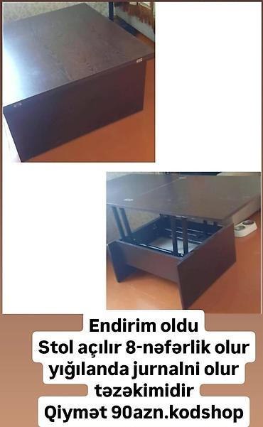 Столы и стулья: Transformasiya olunan masa/jurnal masası Açılıb-bağlanan mexanizm — 1