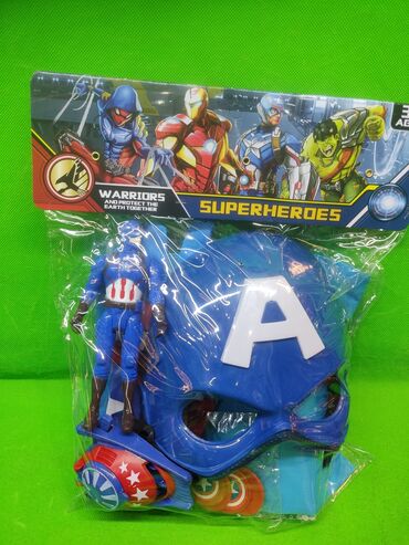 купальник с шортами: Набор для игры «Superheroes» (стилизация под Капитана Америка) В