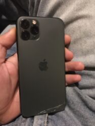 xarab soyuducular: IPhone 11 Pro, 256 GB, Matte Midnight Green, Simsiz şarj